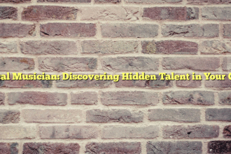 Local Musician: Discovering Hidden Talent in Your City