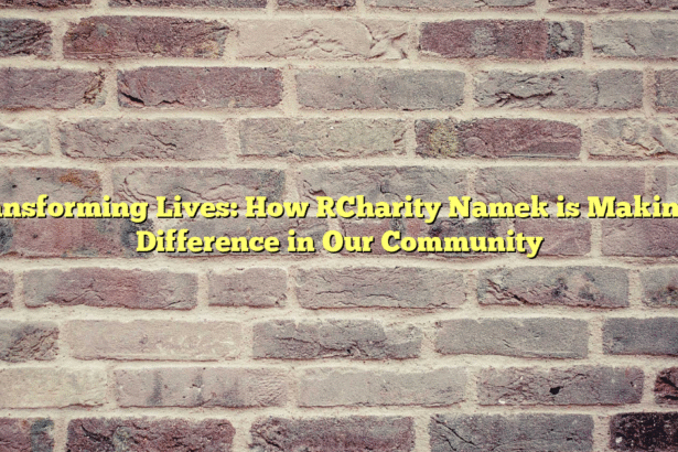 Transforming Lives: How [Charity Name] is Making a Difference in Our Community